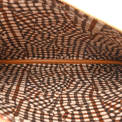 MCM Visetos Medium Liz Reversible Shopper Tote Cognac 10 of 18