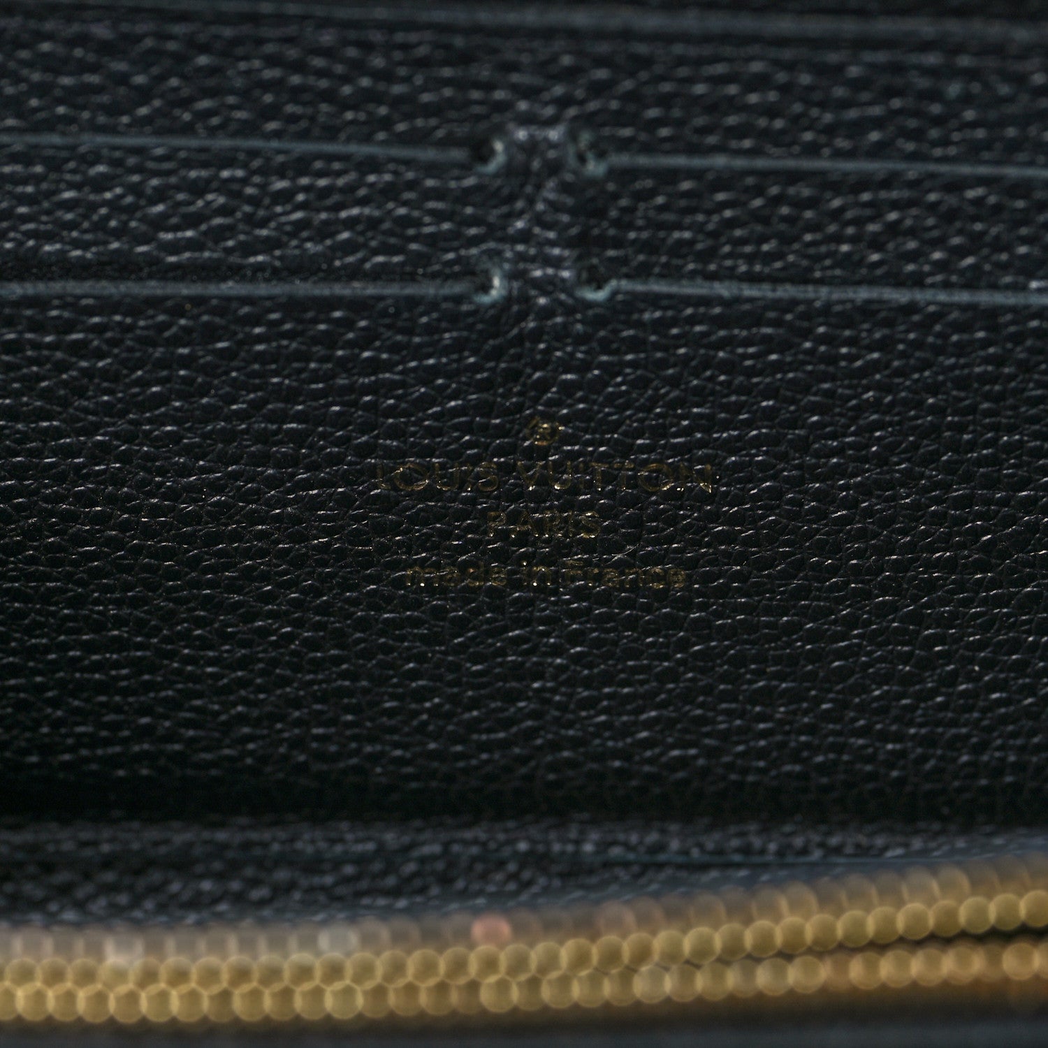 Louis Vuitton Empreinte Clemence Wallet Black 6 of 6