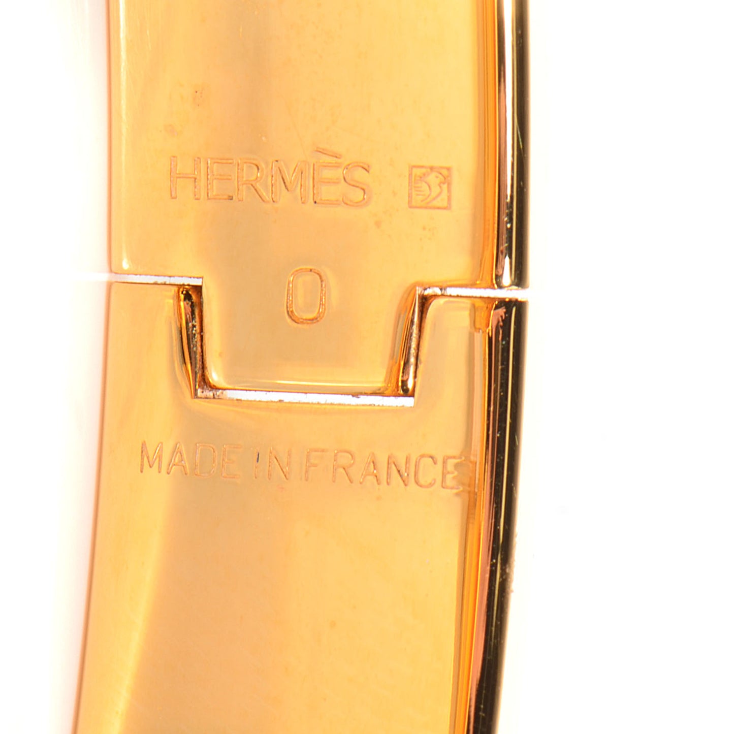 Enamel Narrow Clic Clac H Bracelet GM Red
