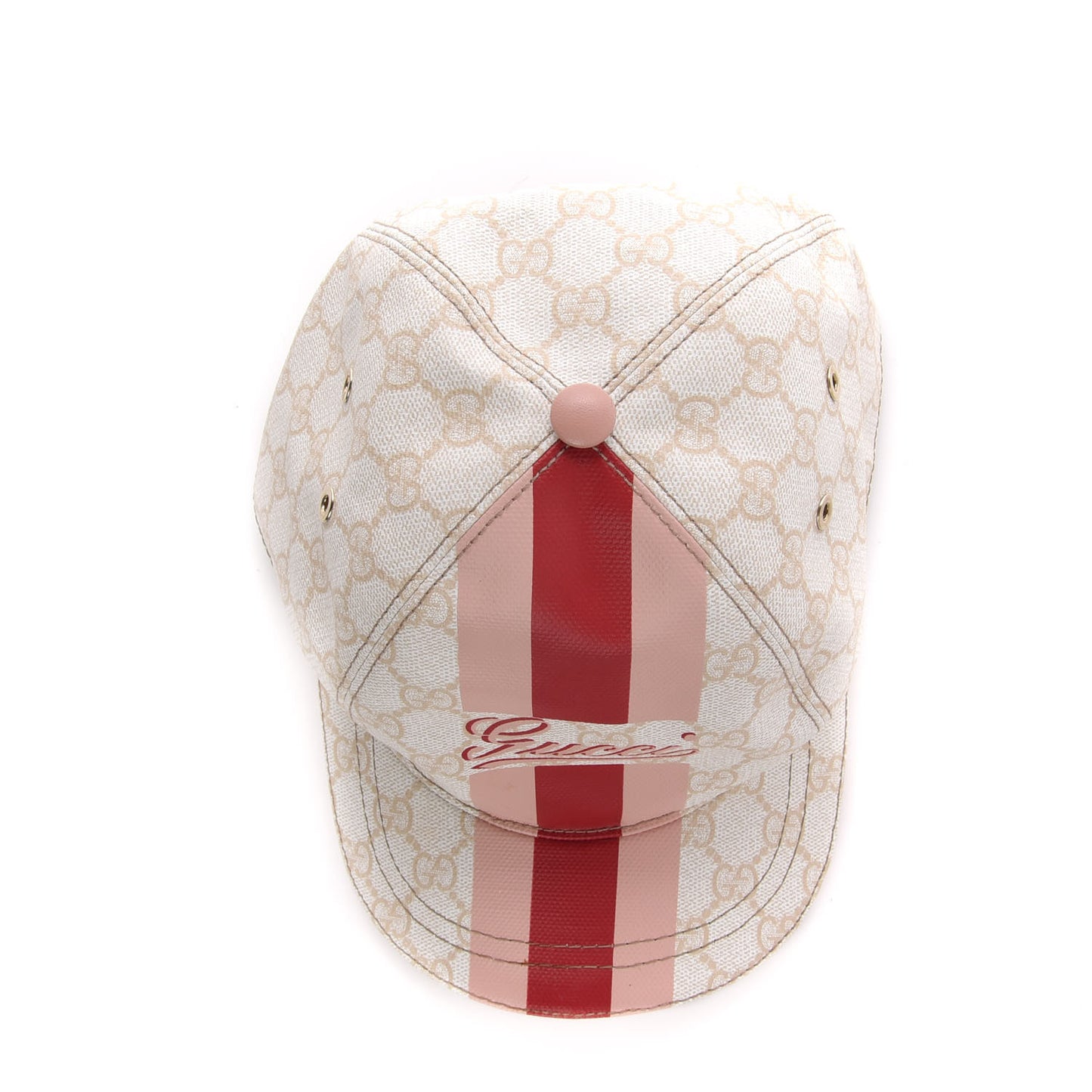 GG Supreme Monogram Baseball Hat L Brown
