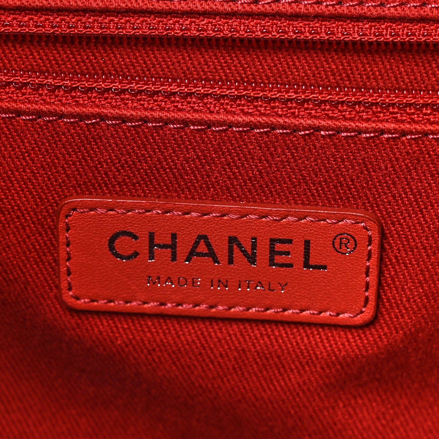 Caviar Quilted Small Coco Handle Bowling Bag Red