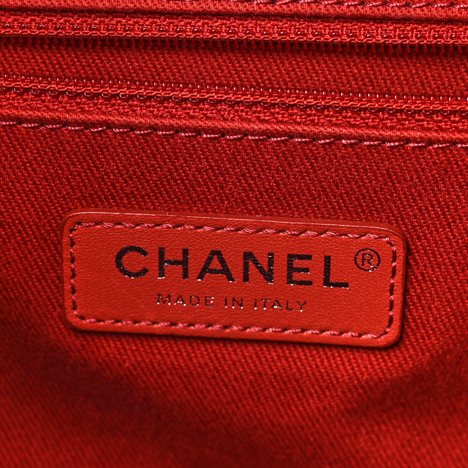 Chanel Caviar Quilted Small Coco Handle Bowling Bag Red 6 of 10
