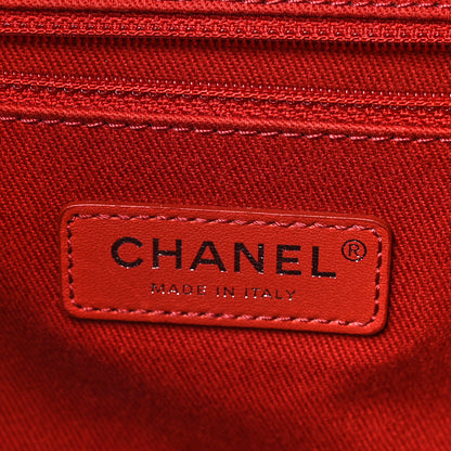 Chanel Caviar Quilted Small Coco Handle Bowling Bag Red 6 of 10