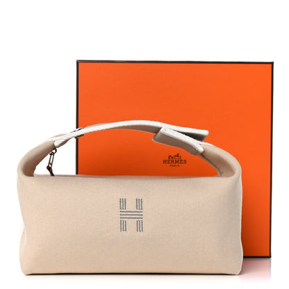 Hermes Canvas Small Bride-A-Brac Pouch Natural 9 of 9