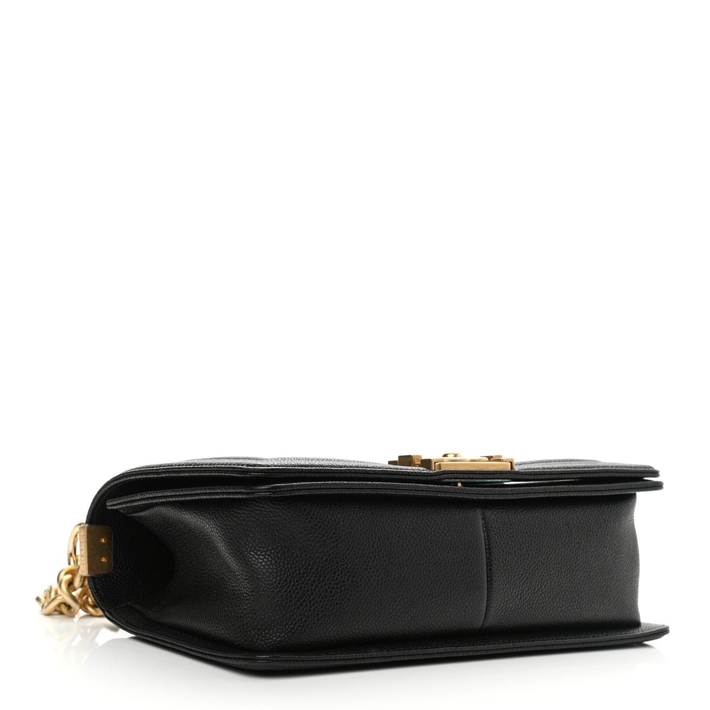 Caviar Quilted Medium Boy Flap Black