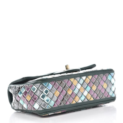 Chanel Lambskin Mosaic Small Flap Green Multicolor 4 of 16