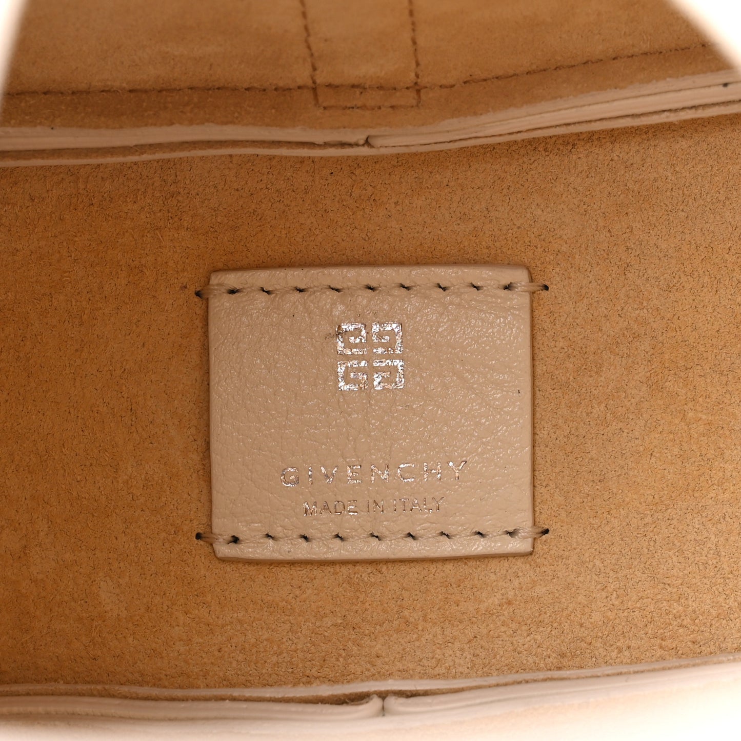 Textured Calfskin Mini G Hobo Ivory