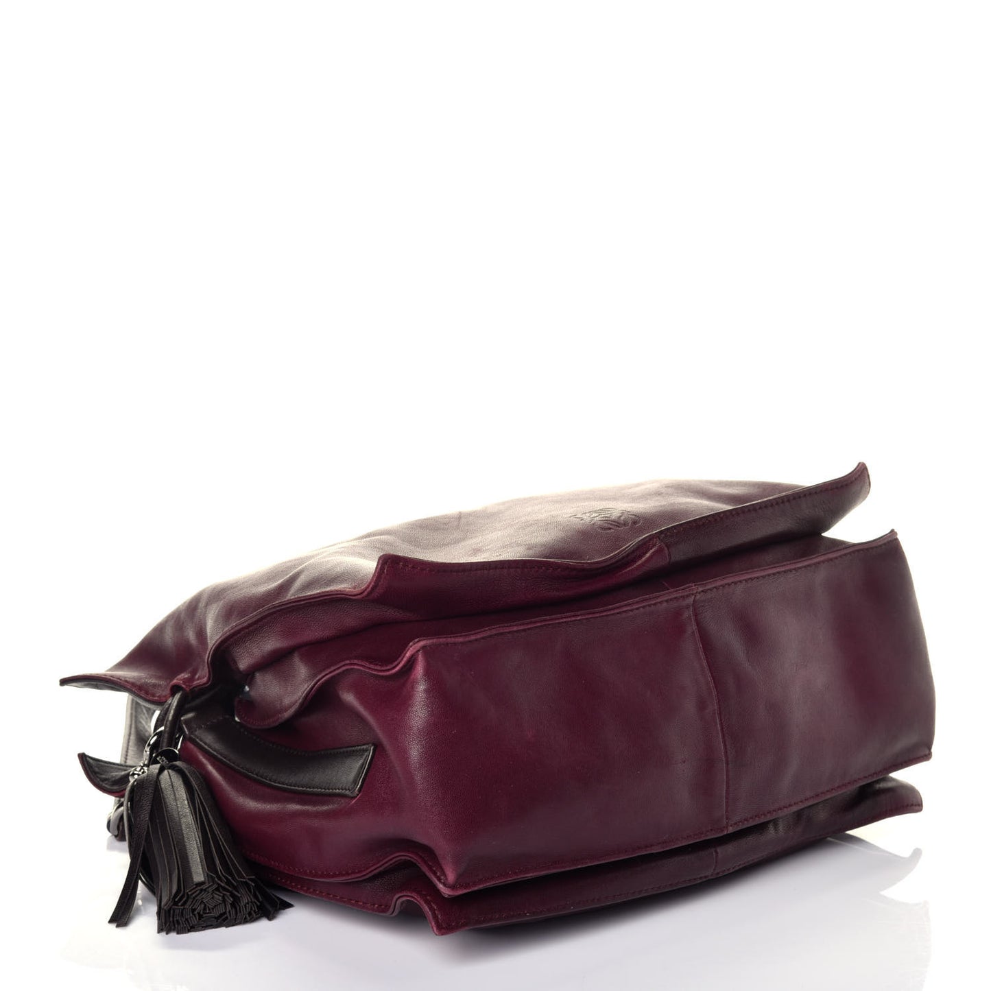 Nappa Small Flamenco Shoulder Bag Wine