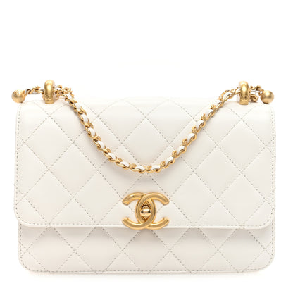 Chanel Calfskin Quilted Perfect Fit Flap White 1 of 9