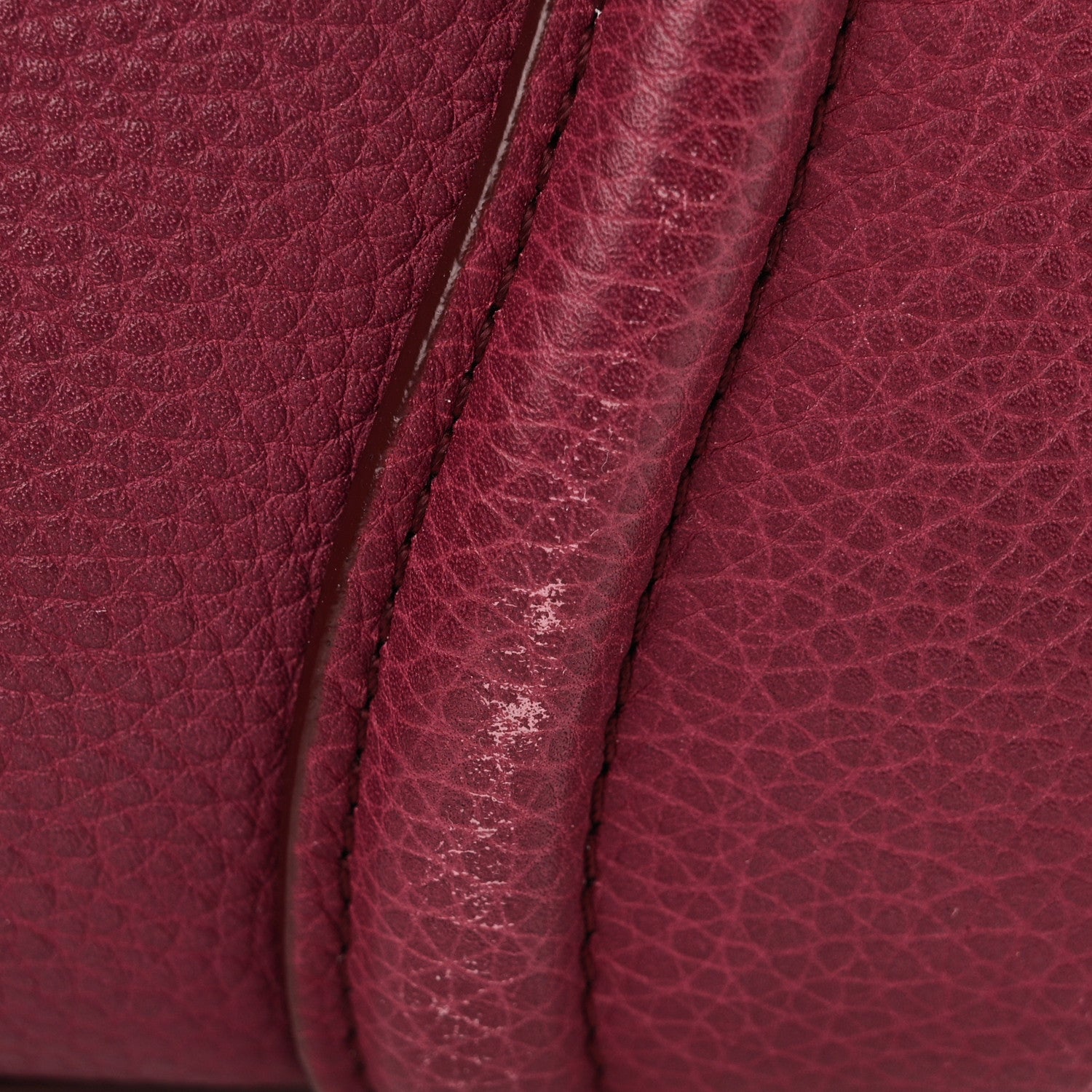 Celine Drummed Calfskin Micro Luggage Plum 11 of 11