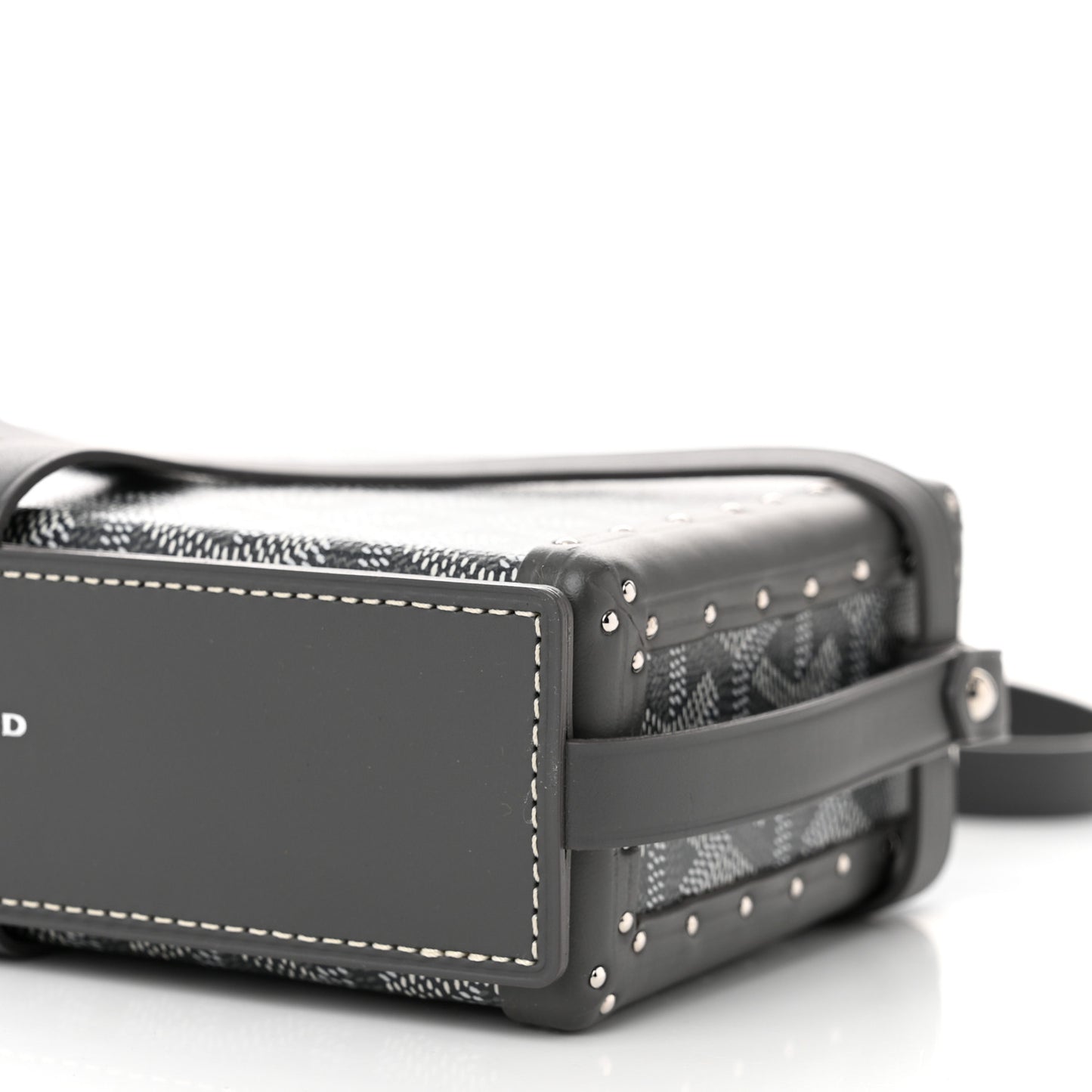 Goyardine Minaudiere Trunk Bag Grey
