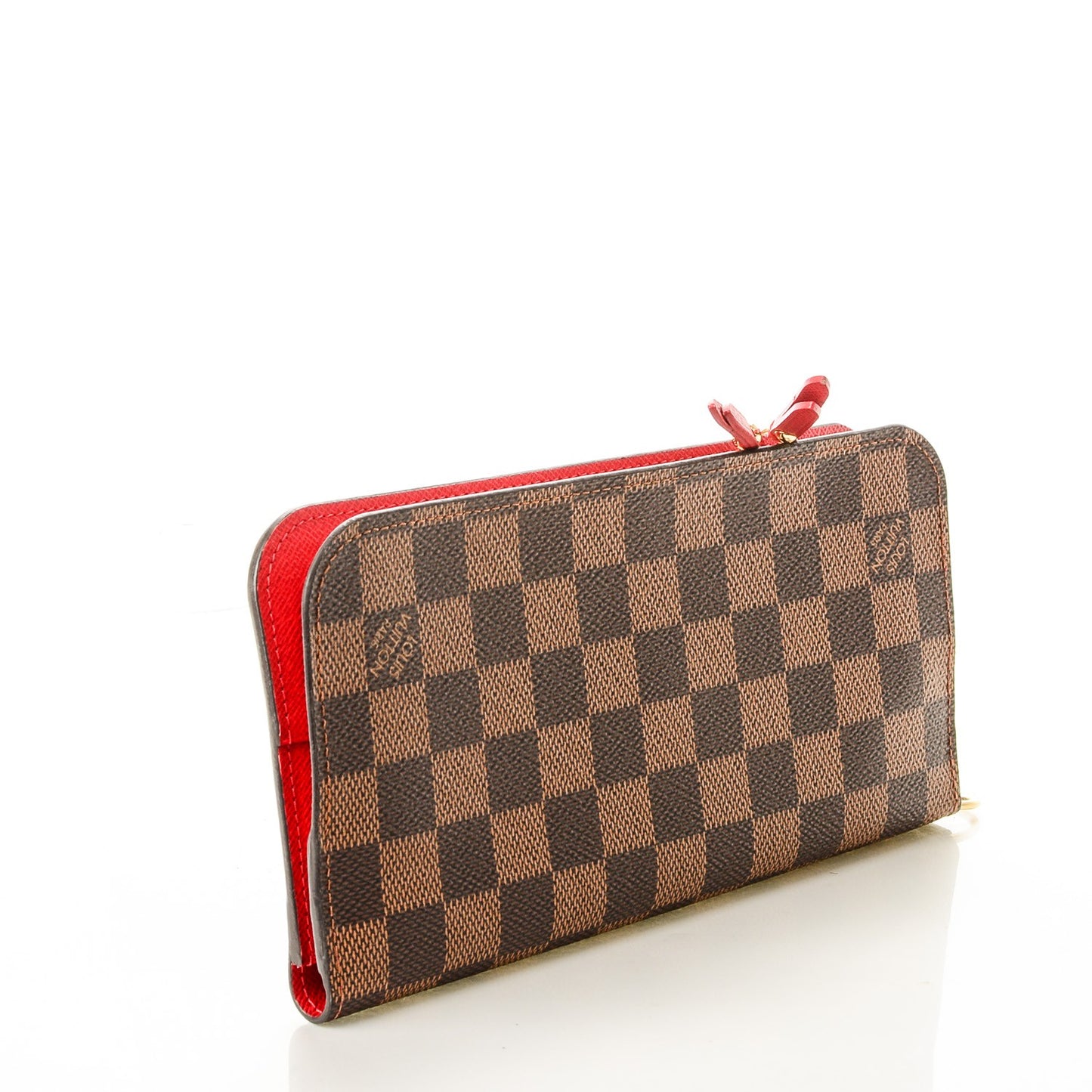 Damier Ebene Insolite Wallet Red