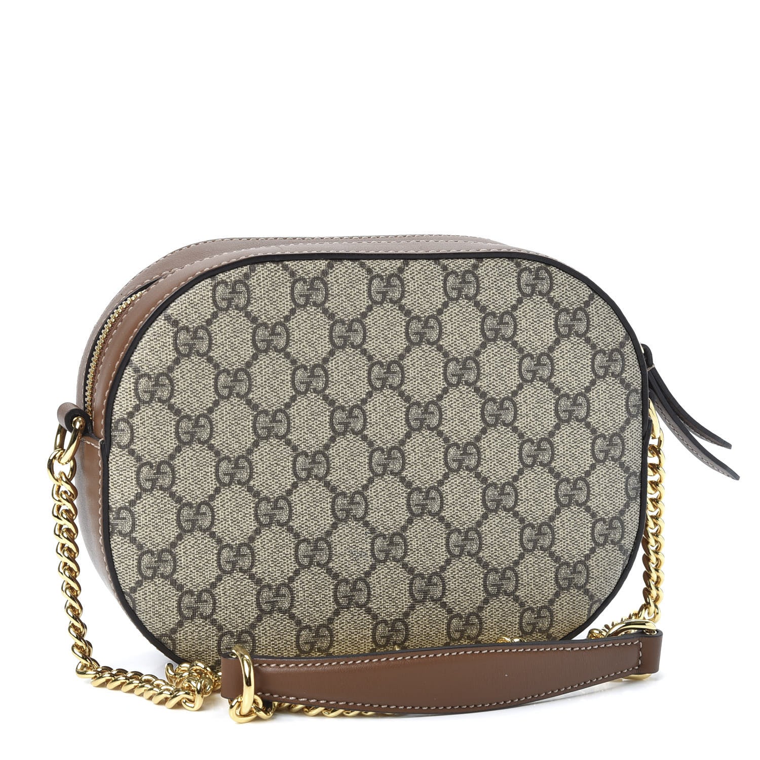Gucci GG Supreme Monogram Blind For Love Embroidered Mini Chain Shoulder Bag Beige Tuscany 2 of 9