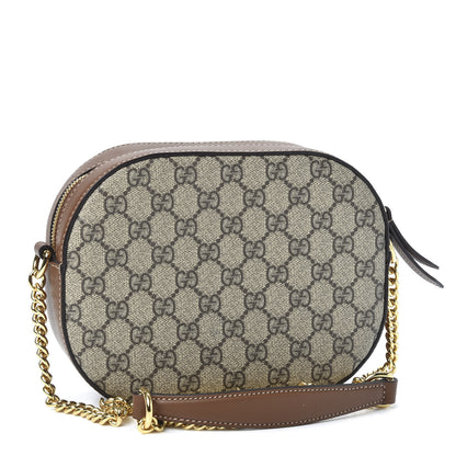 Gucci GG Supreme Monogram Blind For Love Embroidered Mini Chain Shoulder Bag Beige Tuscany 2 of 9