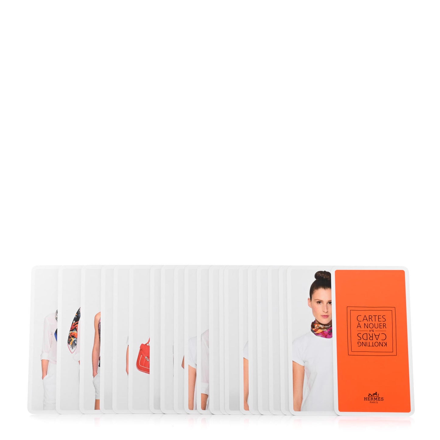 Knotting Cards Cartes A Nouer Carre Scarf Guide