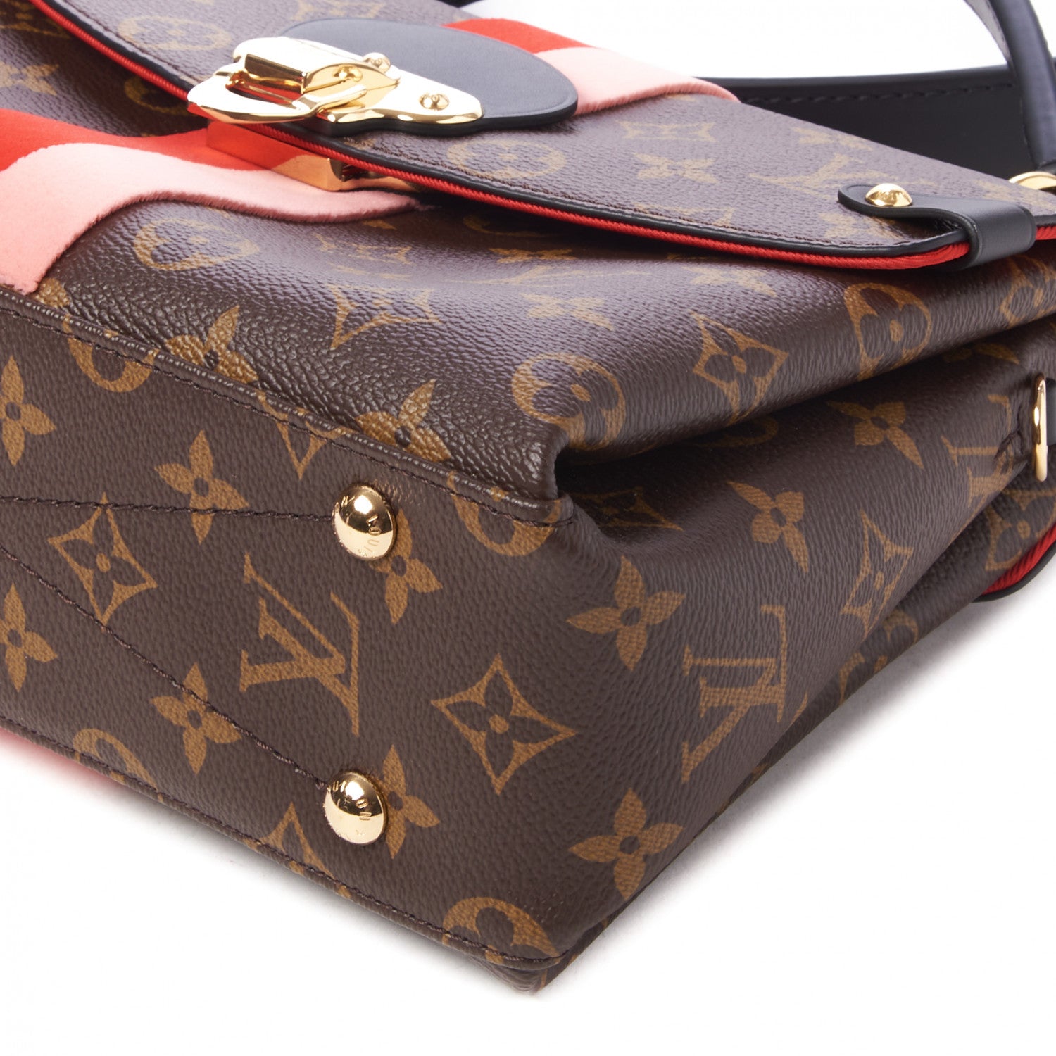 Louis Vuitton Monogram Georges BB Coquelicot Peach 5 of 8