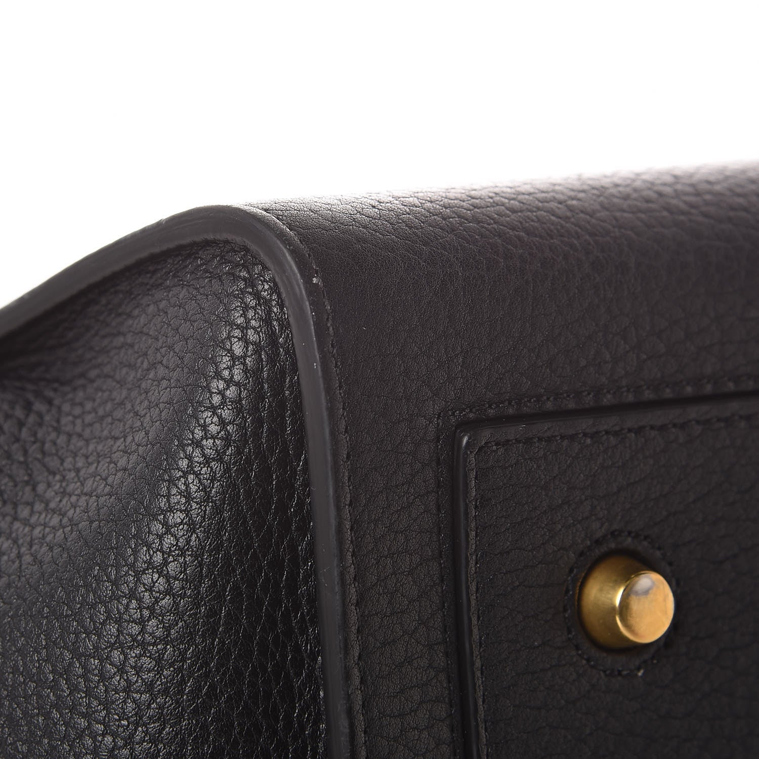 Celine Crisped Calfskin Medium Tie Knot Tote Black 11 of 15