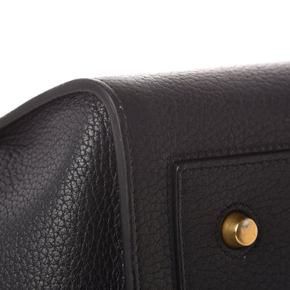 Celine Crisped Calfskin Medium Tie Knot Tote Black 11 of 15