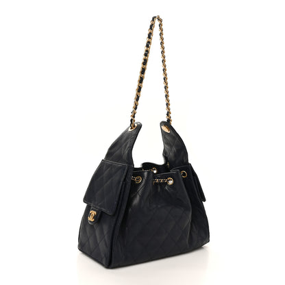 Chanel Caviar Quilted Small Chanel 25 Handbag Dark Navy 2 of 11