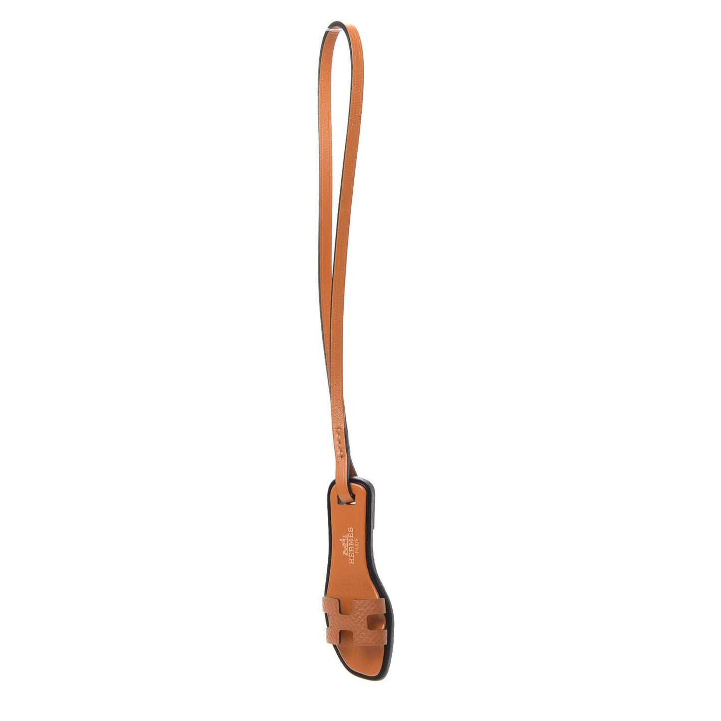 Epsom Butler Calfskin Hunter Oran Nano Bag Charm Gold