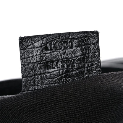 Gucci Monogram Large Horsebit Chain Hobo Black 7 of 16
