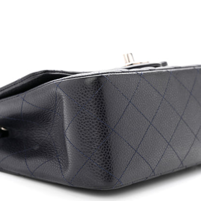 Chanel Caviar Quilted Mini Square Flap Navy 9 of 12