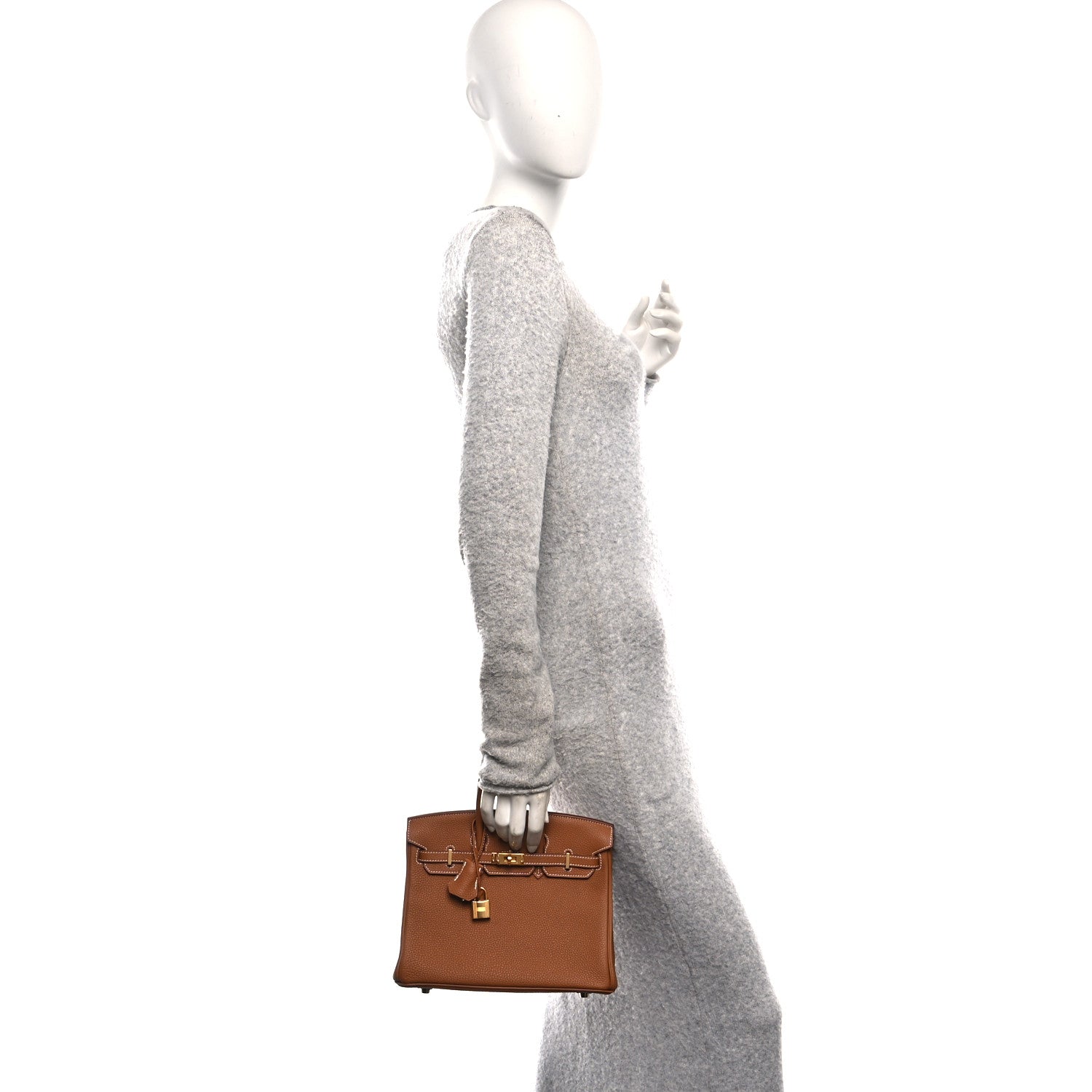 Hermes Togo Birkin 25 Gold 2 of 11