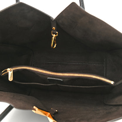 Louis Vuitton Calfskin Monogram Kimono Tote Black 5 of 11