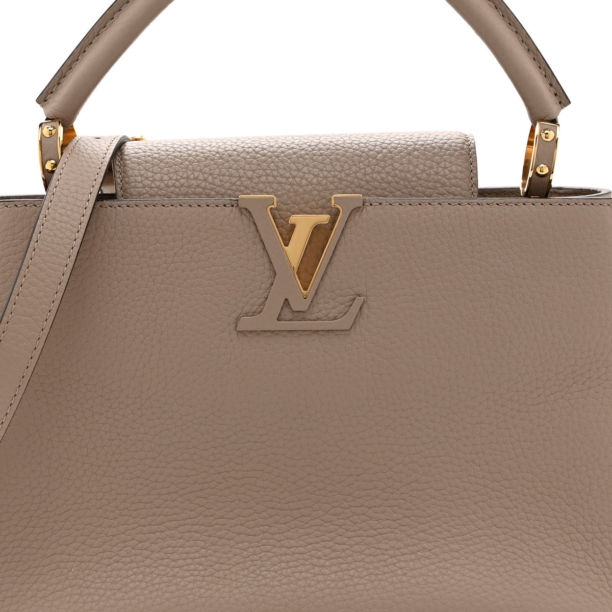 Louis Vuitton Taurillon Capucines PM Galet 8 of 10