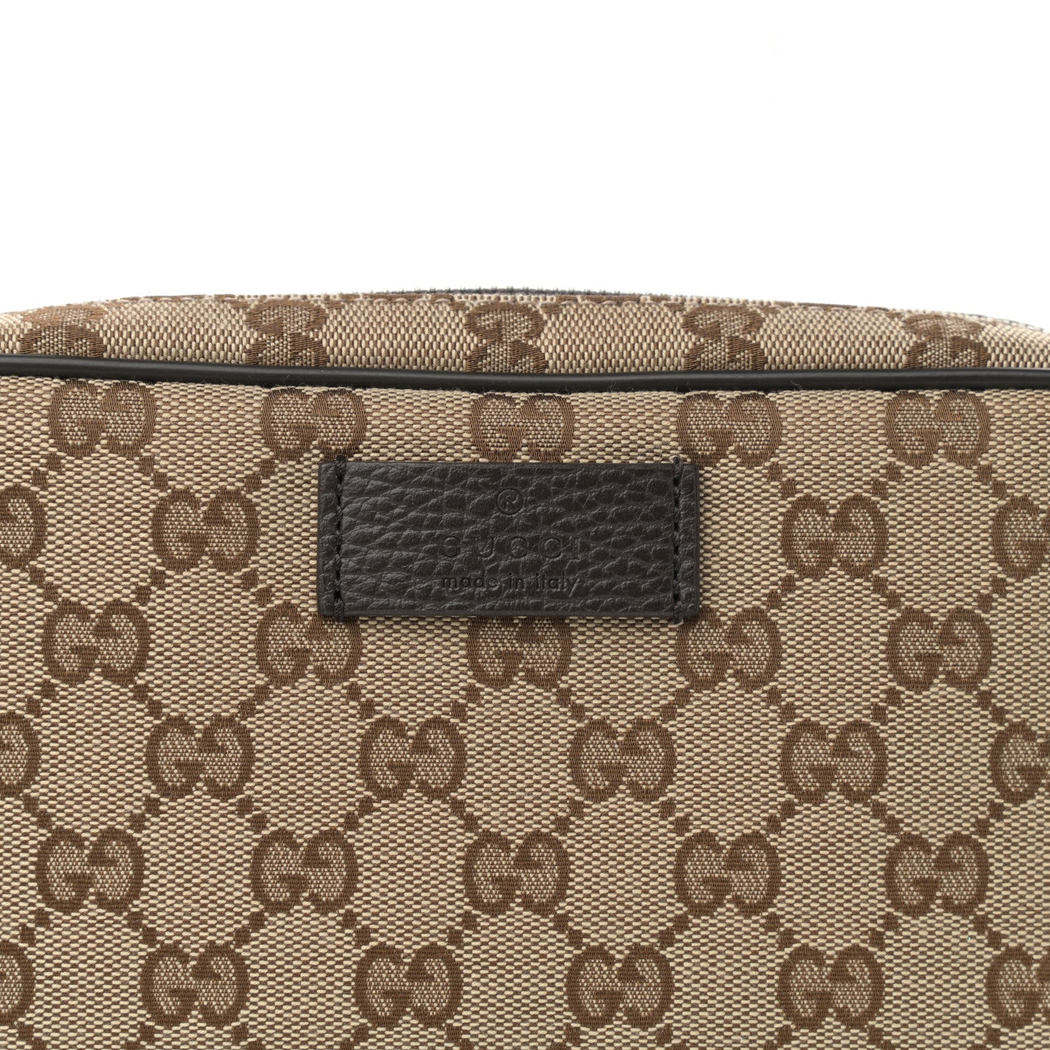 Gucci Monogram Belt Bag Dark Brown 8 of 10