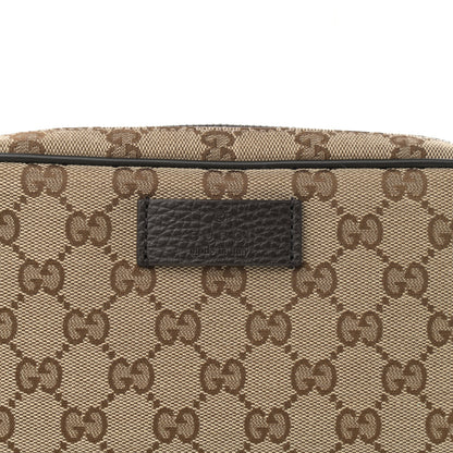 Gucci Monogram Belt Bag Dark Brown 8 of 10