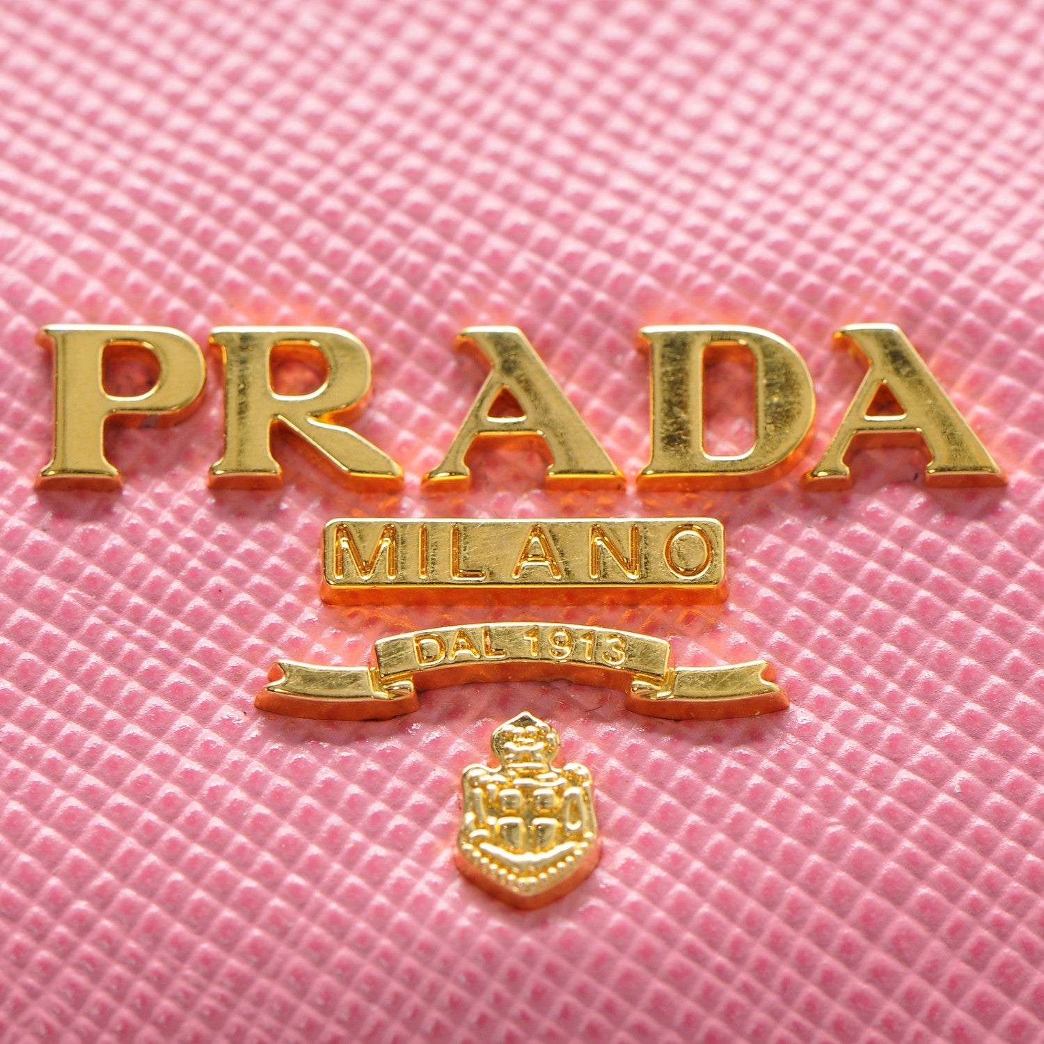 Prada Saffiano Metal Card Case Geranio 7 of 7
