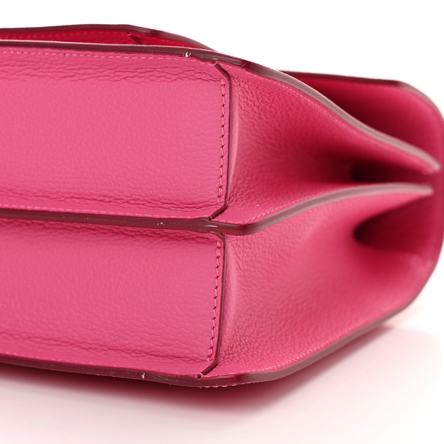 Grained Calfskin Medium Patricia Satchel Sugar Pink