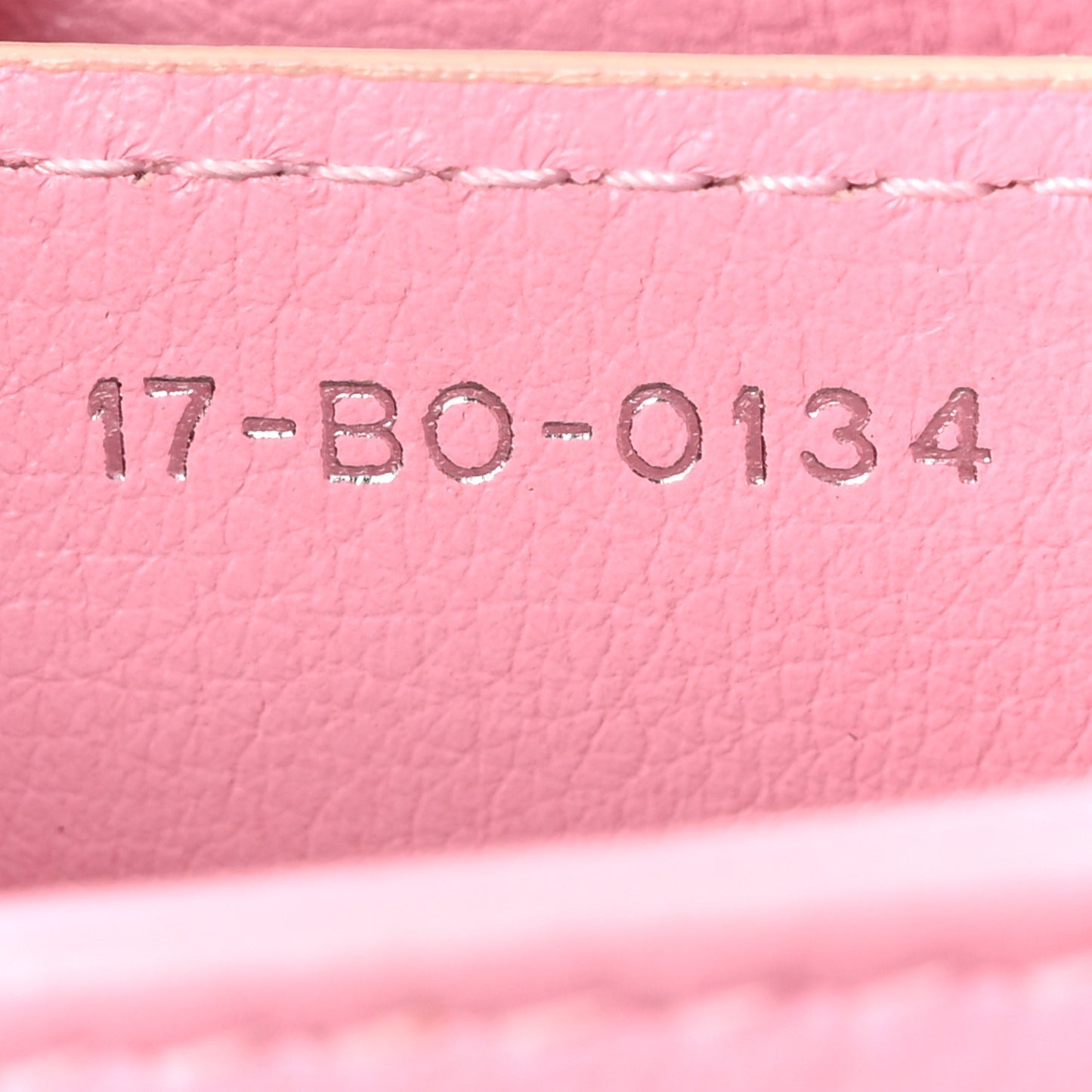 Calfskin Large Diorling Rose Candy