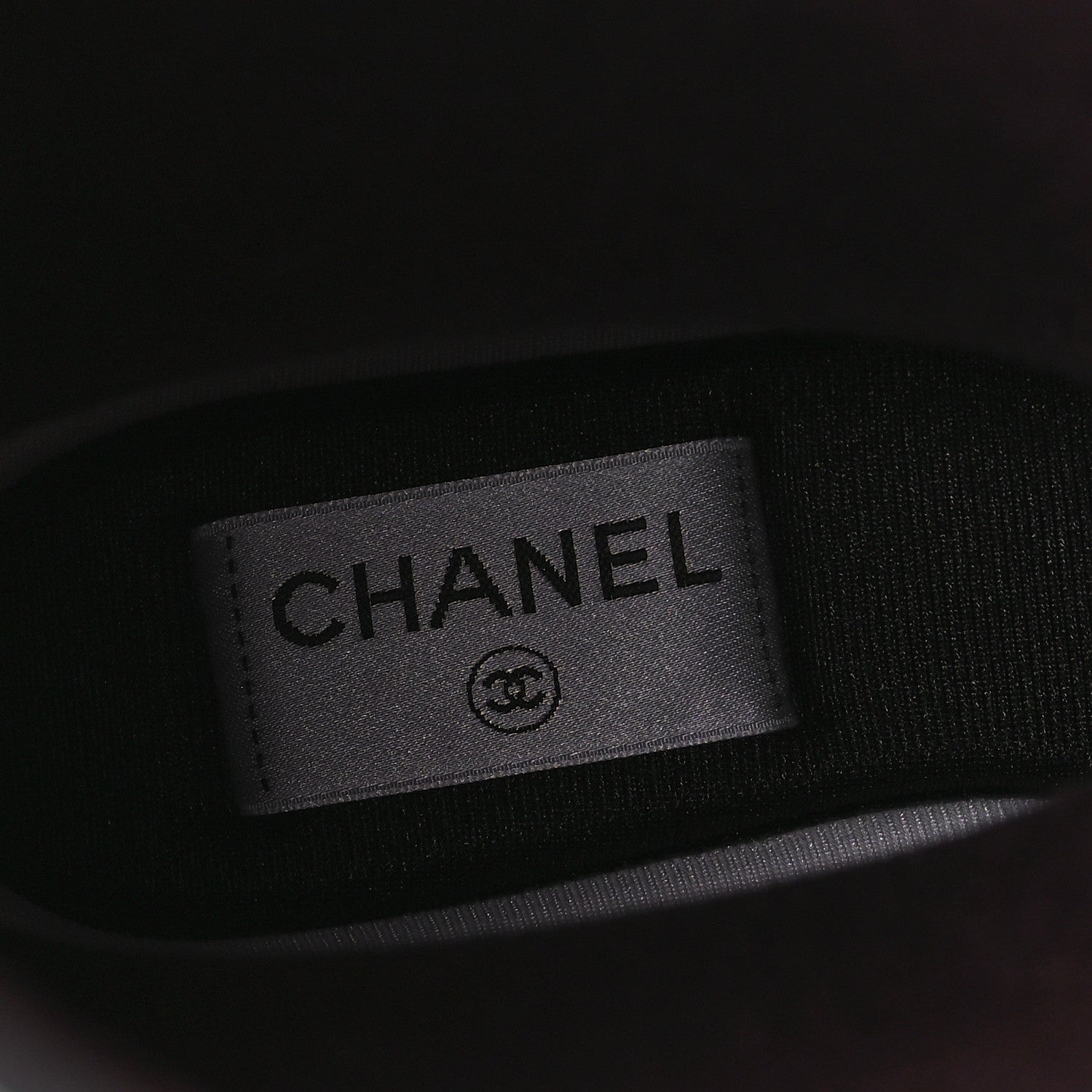 Chanel Caoutchouk CC High Boots 37 Black 7 of 8