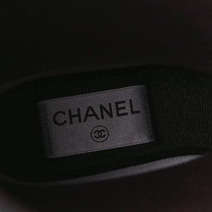 Chanel Caoutchouk CC High Boots 37 Black 7 of 8