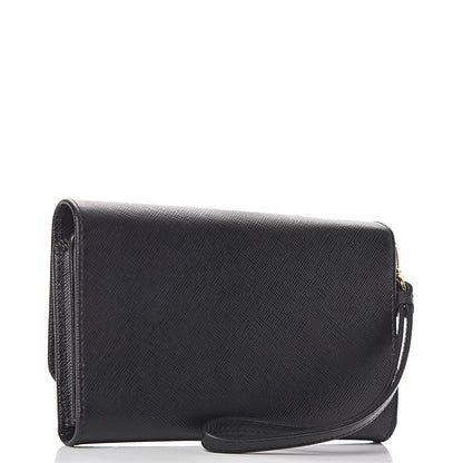 Prada Saffiano Metal Wristlet Black 3 of 8