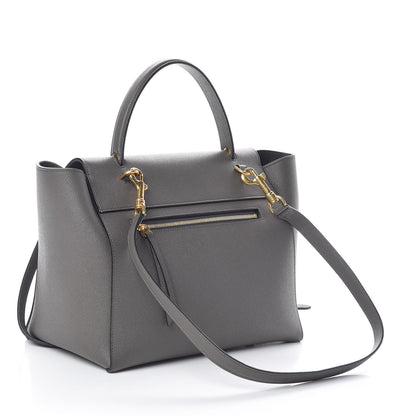 Celine Grained Calfskin Mini Belt Bag Grey 3 of 9