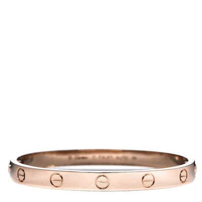 Cartier 18K Pink Gold LOVE Bracelet 17 1 of 4
