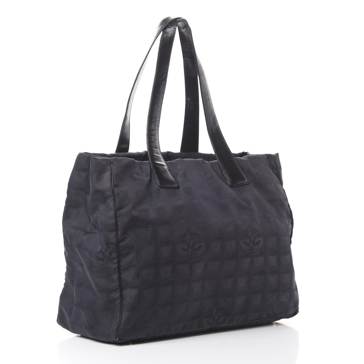Chanel Nylon Medium Travel Tote Black 2 of 19