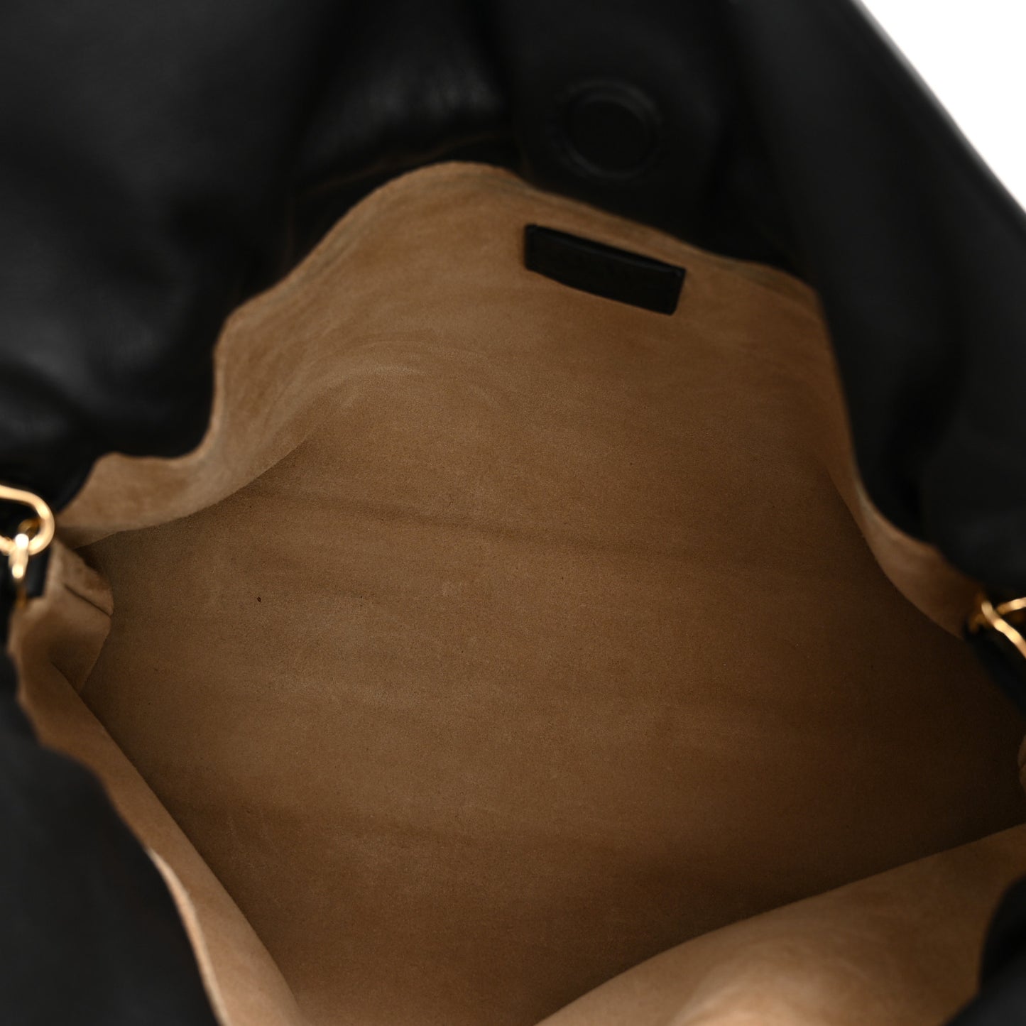 Calfskin Small Flamenco Knot Bag Black