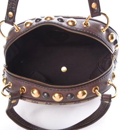 Gucci Crystal Monogram Medium Babouska Dome Bag Brown 7 of 9