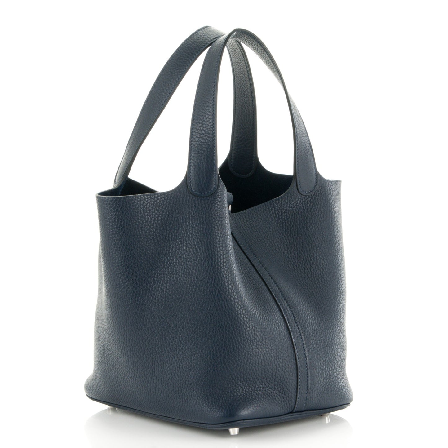 Taurillon Clemence Picotin Lock 22 MM Bleu Nuit