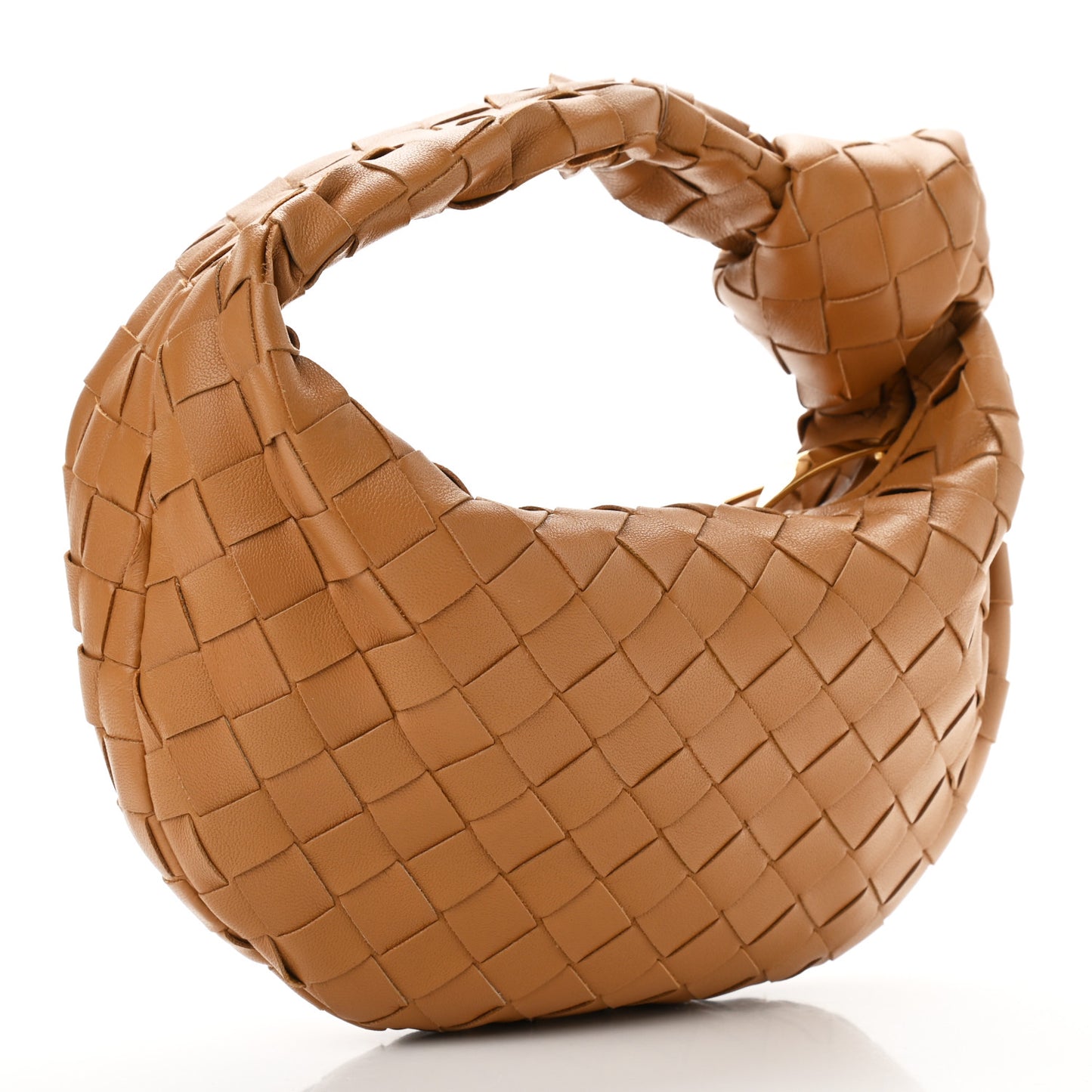 Nappa Intrecciato Mini Jodie Caramel