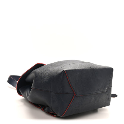 Louis Vuitton Soft Calfskin Lockme Backpack Marine Rouge 3 of 8