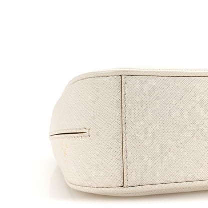 Salvatore Ferragamo Printed Calfskin Rory Chain Shoulder Bag White 8 of 9