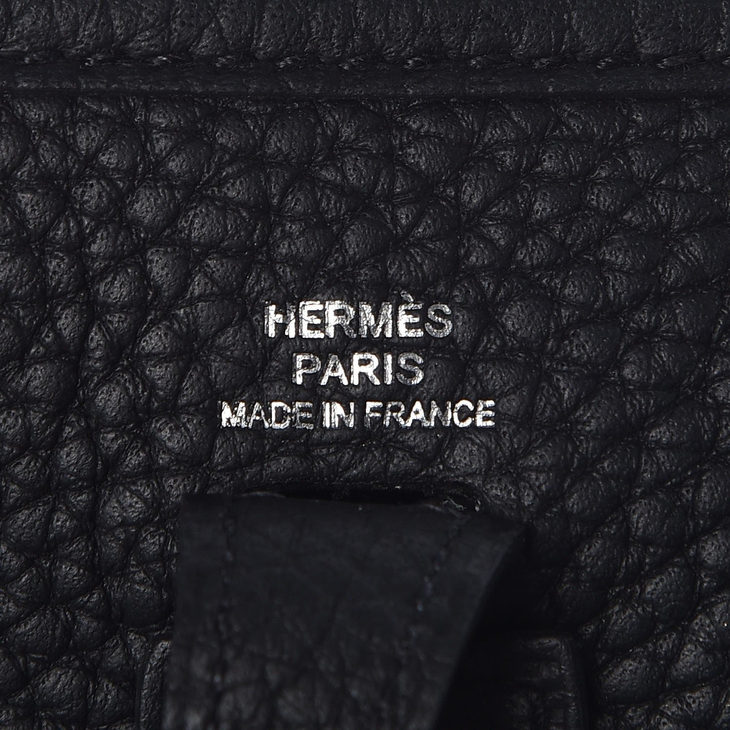 Hermes Taurillon Clemence Evelyne TPM Black 6 of 7