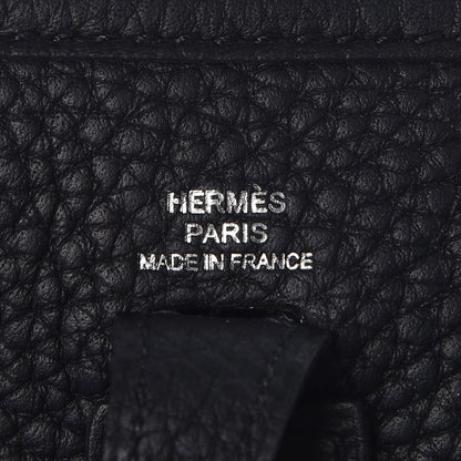 Hermes Taurillon Clemence Evelyne TPM Black 6 of 7