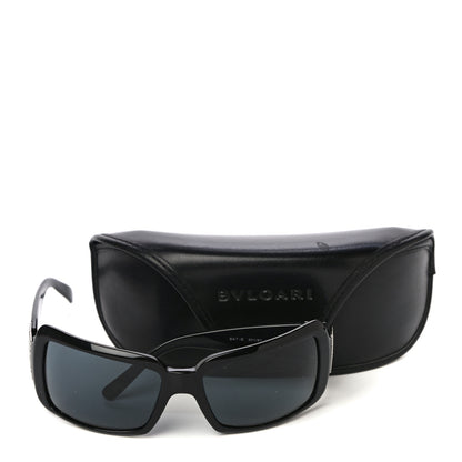Bulgari Crystal Square 847-B Sunglasses Black 7 of 7