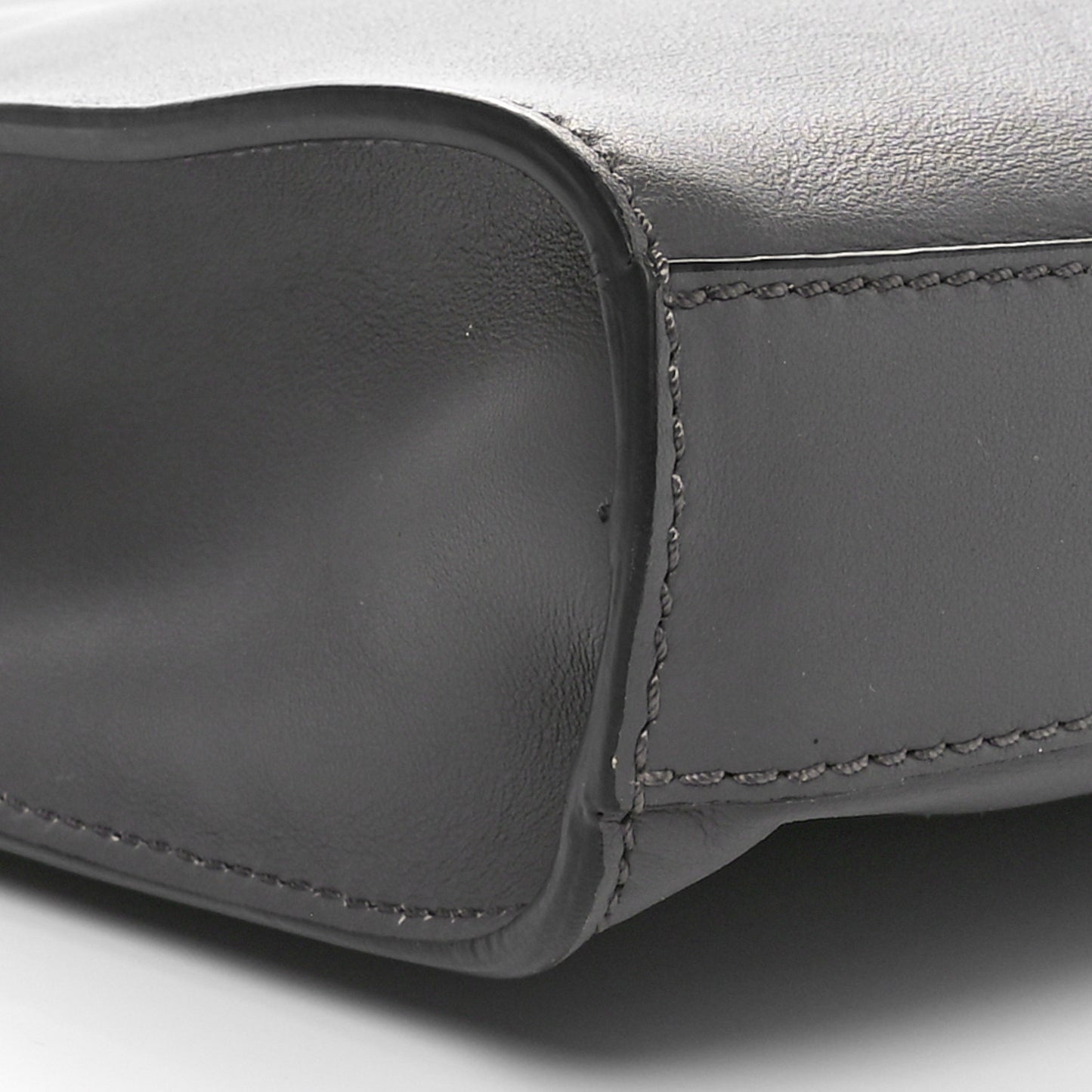 Vitello Grace FF 1974 Embossed Large Peekaboo Iconic Fit Satchel Anthracite